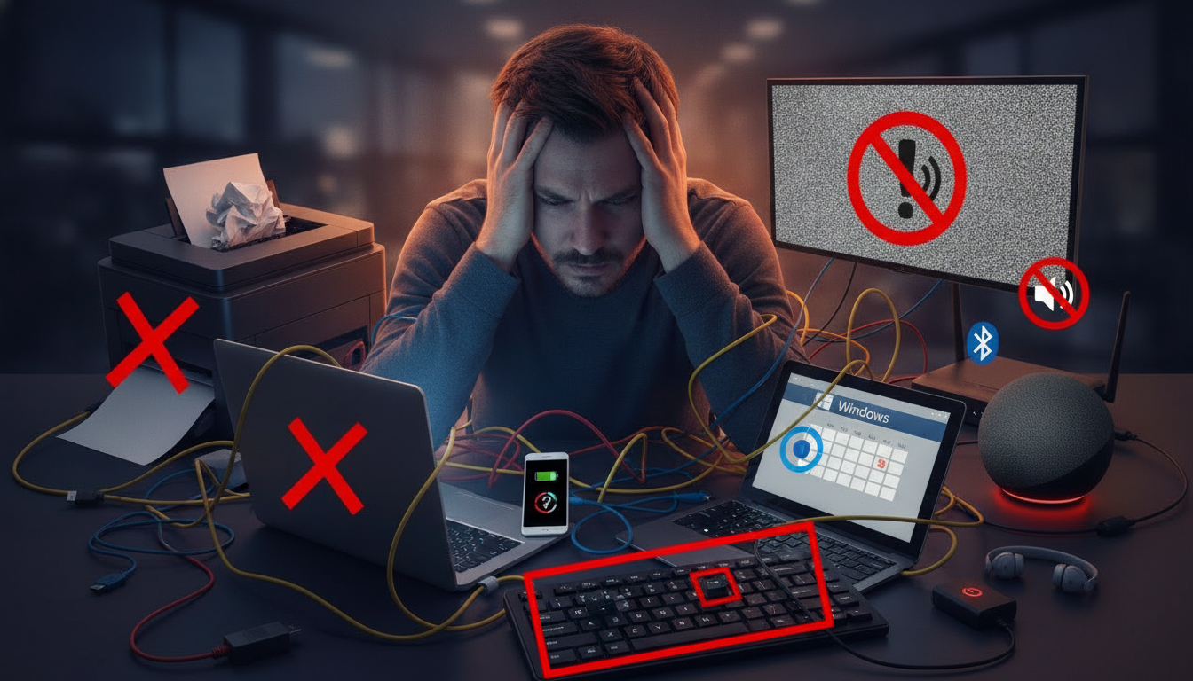 Chega de Stress Tech: Resolva Problemas de Impressora, Celular, Wi-Fi e Mais 10 Falhas Comuns!