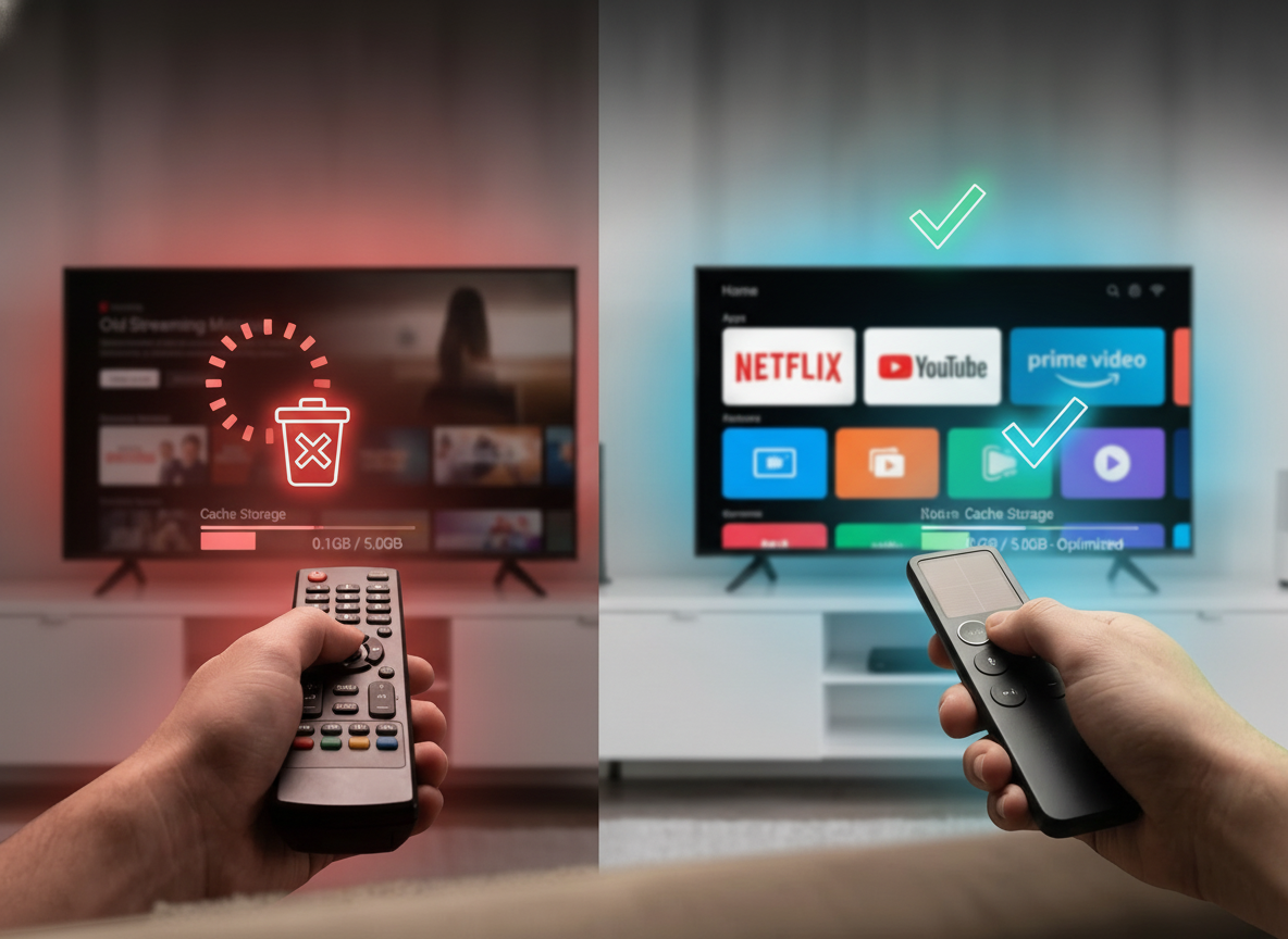 Configuração 2: Gerenciamento de Aplicativos e Limpeza de Cache para uma Smart TV Mais Rápida
