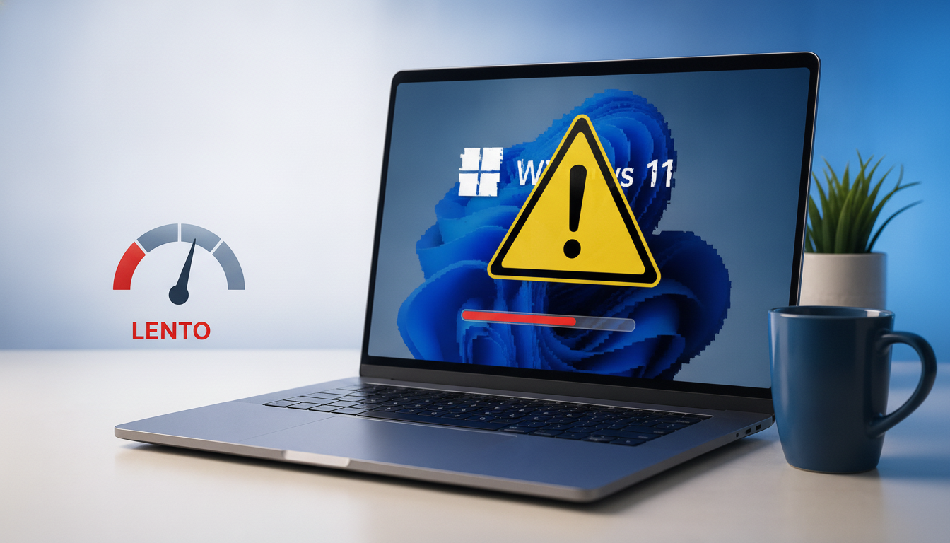 notebook lento depois de atualizar o windows