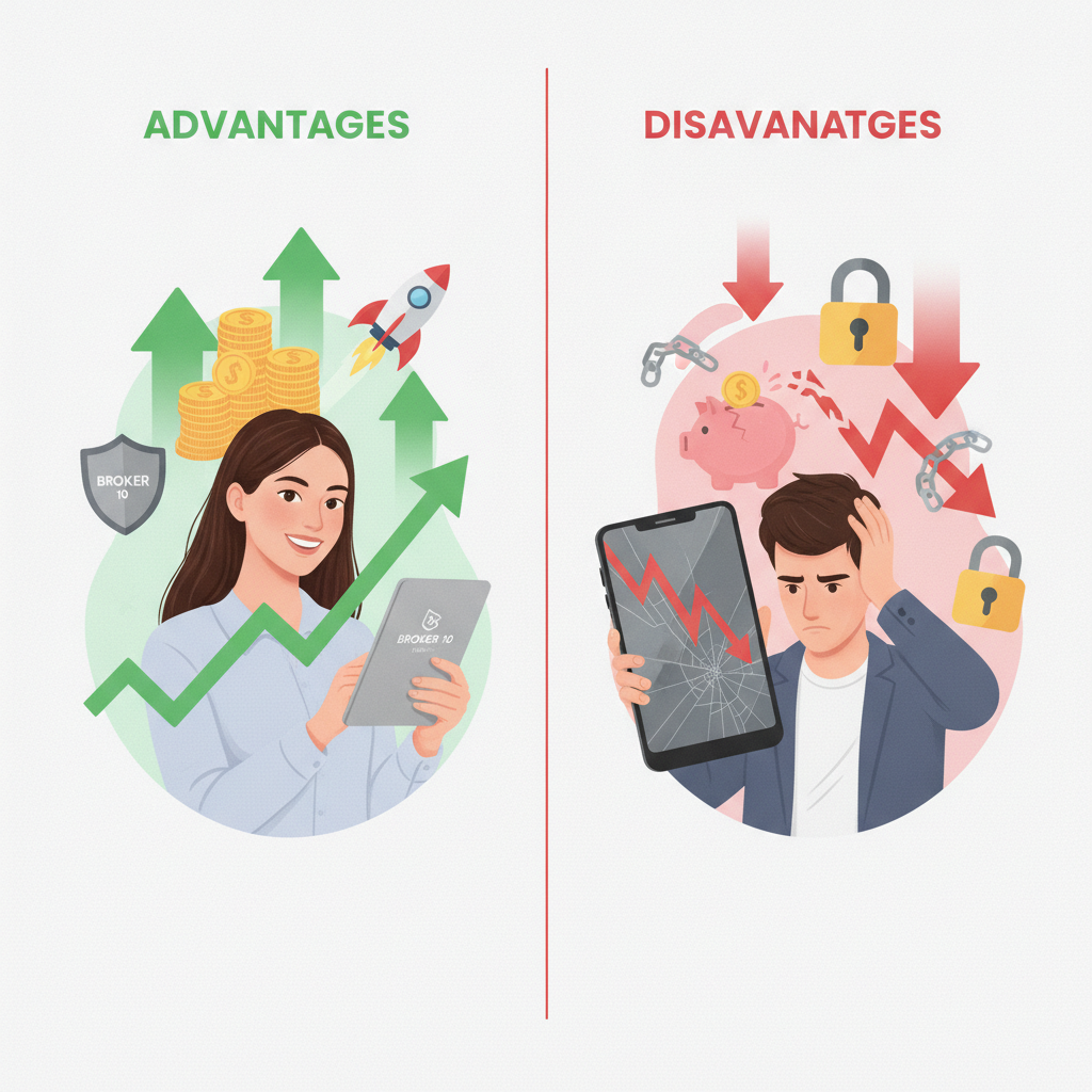 Vantagens e Desvantagens da Broker 10