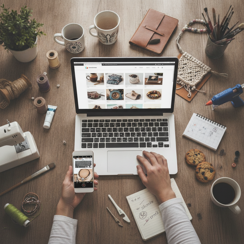 2. Venda de Produtos Artesanais ou Personalizados Online