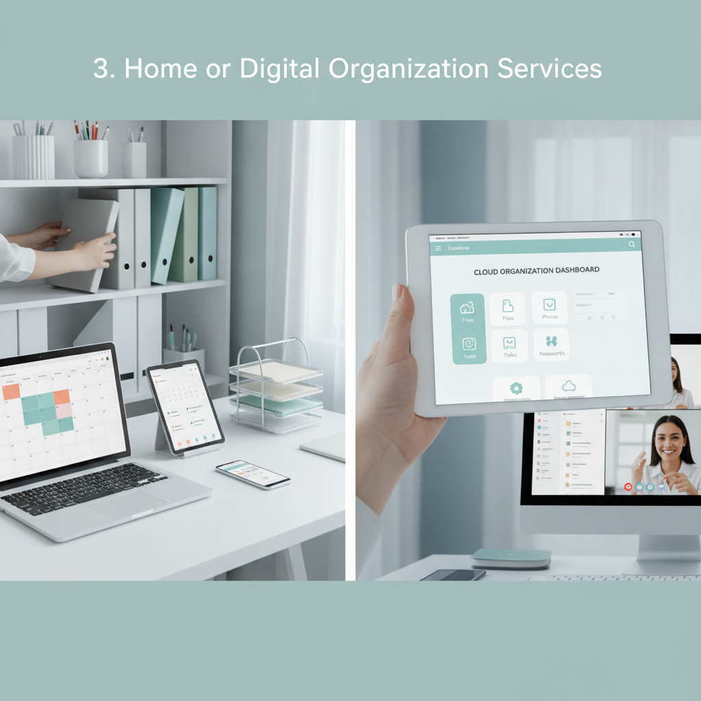 3. Serviços de Organização Residencial ou Digital