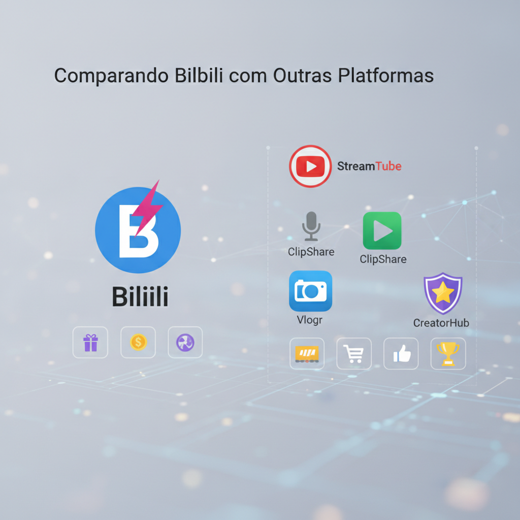 Comparando Bilibili com Outras Plataformas